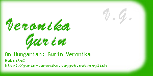 veronika gurin business card